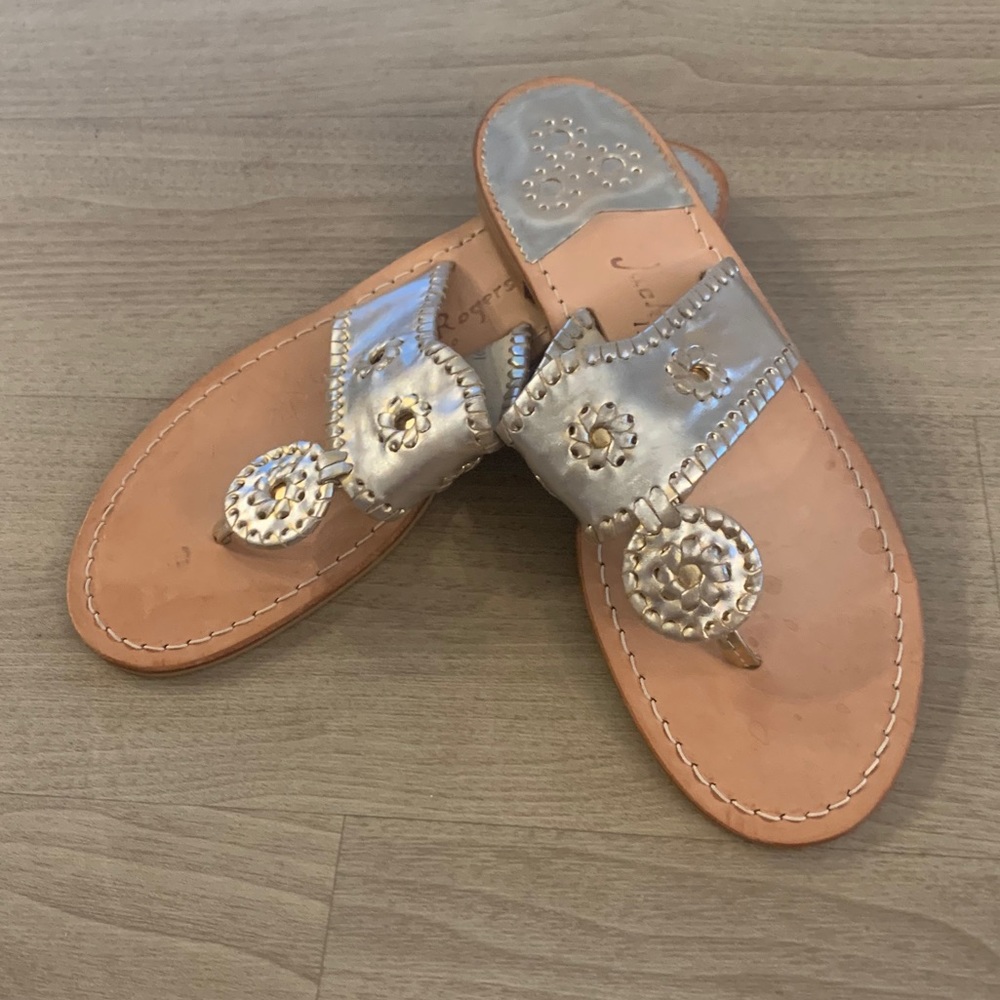 Metallic Jack Rogers